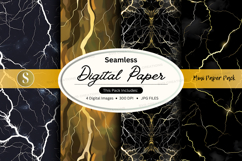Seamless digital paper pack - marble texture Product Image 1