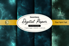 Seamless digital paper - marble texture pack Product Image 1