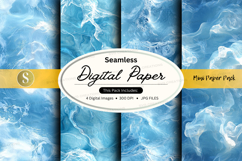 Seamless digital paper - marble texture pack Product Image 1