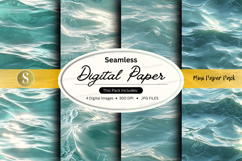 Seamless digital paper - water ripple pattern Product Image 1