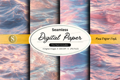 Seamless digital paper pack - abstract watercolor Product Image 1