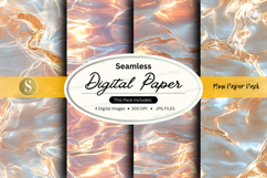 Seamless digital paper - marble texture pack Product Image 1