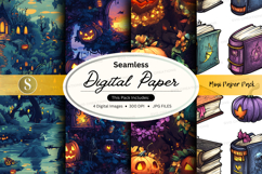 Seamless digital paper - halloween theme Product Image 1