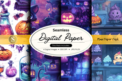 Halloween-themed digital paper pack Product Image 1
