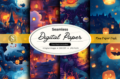 Halloween-themed digital paper pack Product Image 1