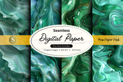 Seamless digital paper - marble texture pack Product Image 1