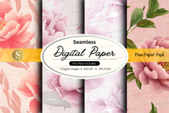 Seamless floral digital paper pack Product Image 1