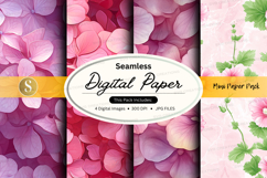 Seamless digital paper - floral pattern pack Product Image 1