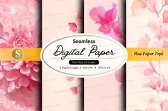 Seamless floral digital paper pack Product Image 1