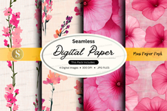 Floral digital paper pack Product Image 1