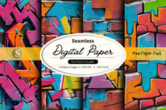 Seamless digital paper - colorful abstract background Product Image 1