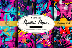 Seamless digital paper - music theme Product Image 1