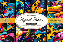 Seamless digital paper mockup Product Image 1