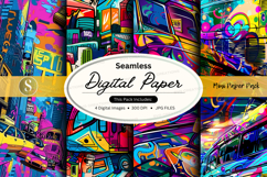 Seamless digital paper mockup pack Product Image 1