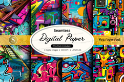 Seamless digital paper pack mockup Product Image 1