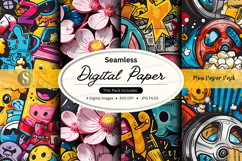 Seamless digital paper mockup Product Image 1