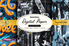 Seamless digital paper mockup pack Product Image 1