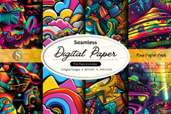 Seamless digital paper mockup pack Product Image 1