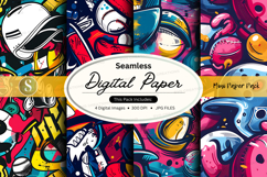 Seamless digital paper mockup Product Image 1