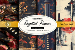 Seamless digital paper pack - asian inspired designs Product Image 1