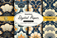 Seamless digital paper pack - floral pattern Product Image 1