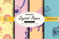 Seamless digital paper mockup pack Product Image 1