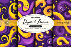 Seamless digital paper with swirl pattern Product Image 1