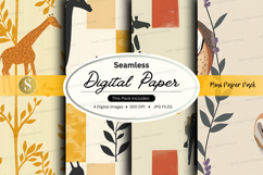 Seamless digital paper pack mockup Product Image 1