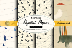 Seamless digital paper mockup pack Product Image 1