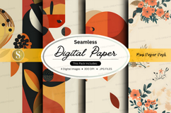 Seamless digital paper pack mockup Product Image 1