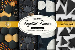 Seamless digital paper mockup pack Product Image 1