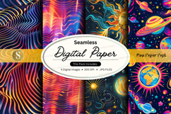 Seamless digital paper mockup pack Product Image 1