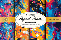 Seamless digital paper pack - marbled texture Product Image 1