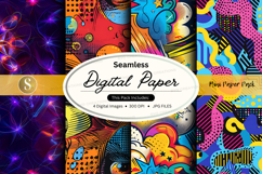 Seamless digital paper pack mockup Product Image 1