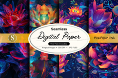 Seamless digital paper with floral pattern Product Image 1