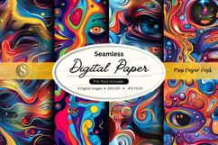 Seamless digital paper mockup pack Product Image 1