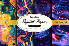 Seamless digital paper mockup pack Product Image 1