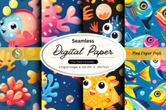 Seamless digital paper: underwater theme Product Image 1