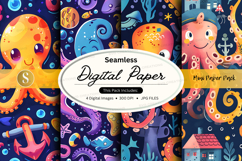 Seamless digital paper mockup pack Product Image 1