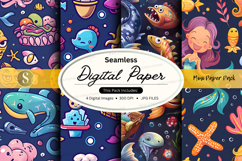 Seamless digital paper mockup Product Image 1