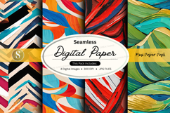 Seamless digital paper pack - abstract patterns Product Image 1