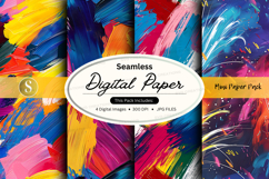 Seamless digital paper pack mockup Product Image 1