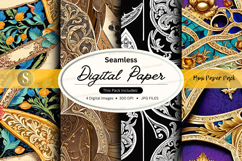 Seamless digital paper mockup pack Product Image 1