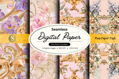 Seamless floral digital paper pack Product Image 1
