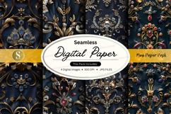 Seamless digital paper - floral pattern pack Product Image 1