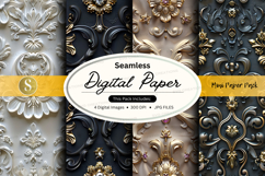 Seamless digital paper pack - elegant designs Product Image 1