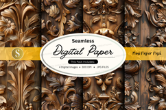 Seamless digital paper - floral pattern Product Image 1