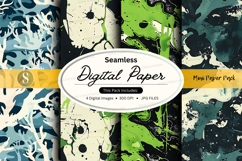 Seamless digital paper mockup pack Product Image 1