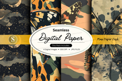 Seamless digital paper with butterfly pattern Product Image 1