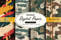 Seamless digital paper mockup pack Product Image 1